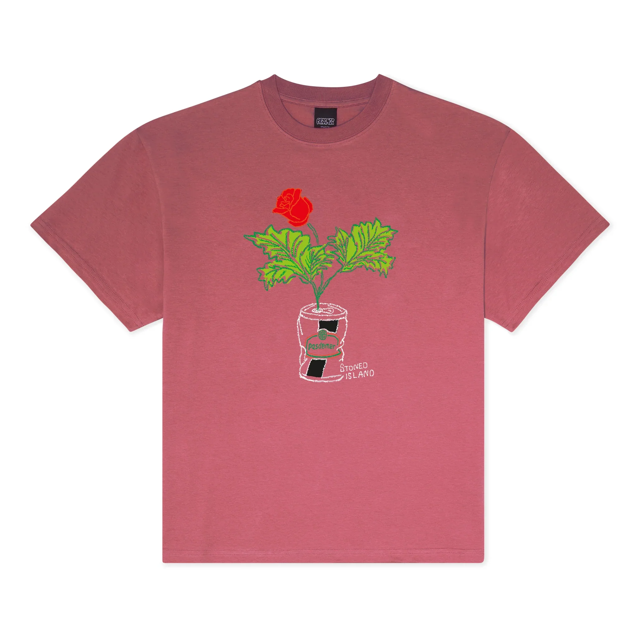 Pas De Mer T-Shirt da uomo manica corta Lattina
