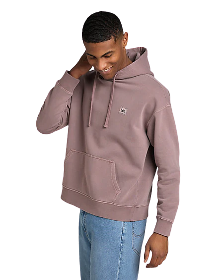 LEE CORE LOOSE HOODIE FELPA DA UOMO CON CAPPUCCIO L84WTJ70 - Image 4