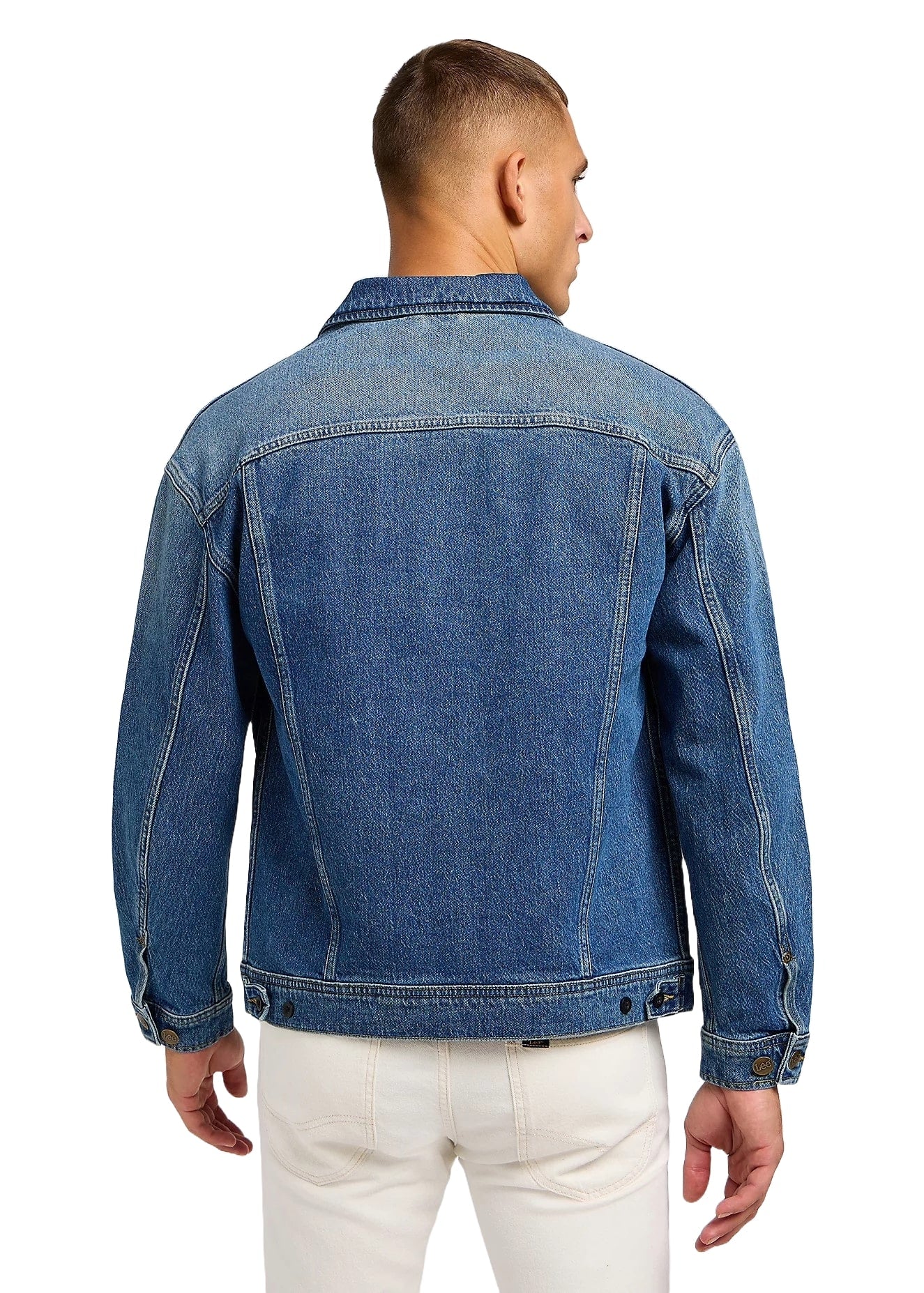 Lee Giacca jeans da Uomo Relaxed Rider Blu - Image 2