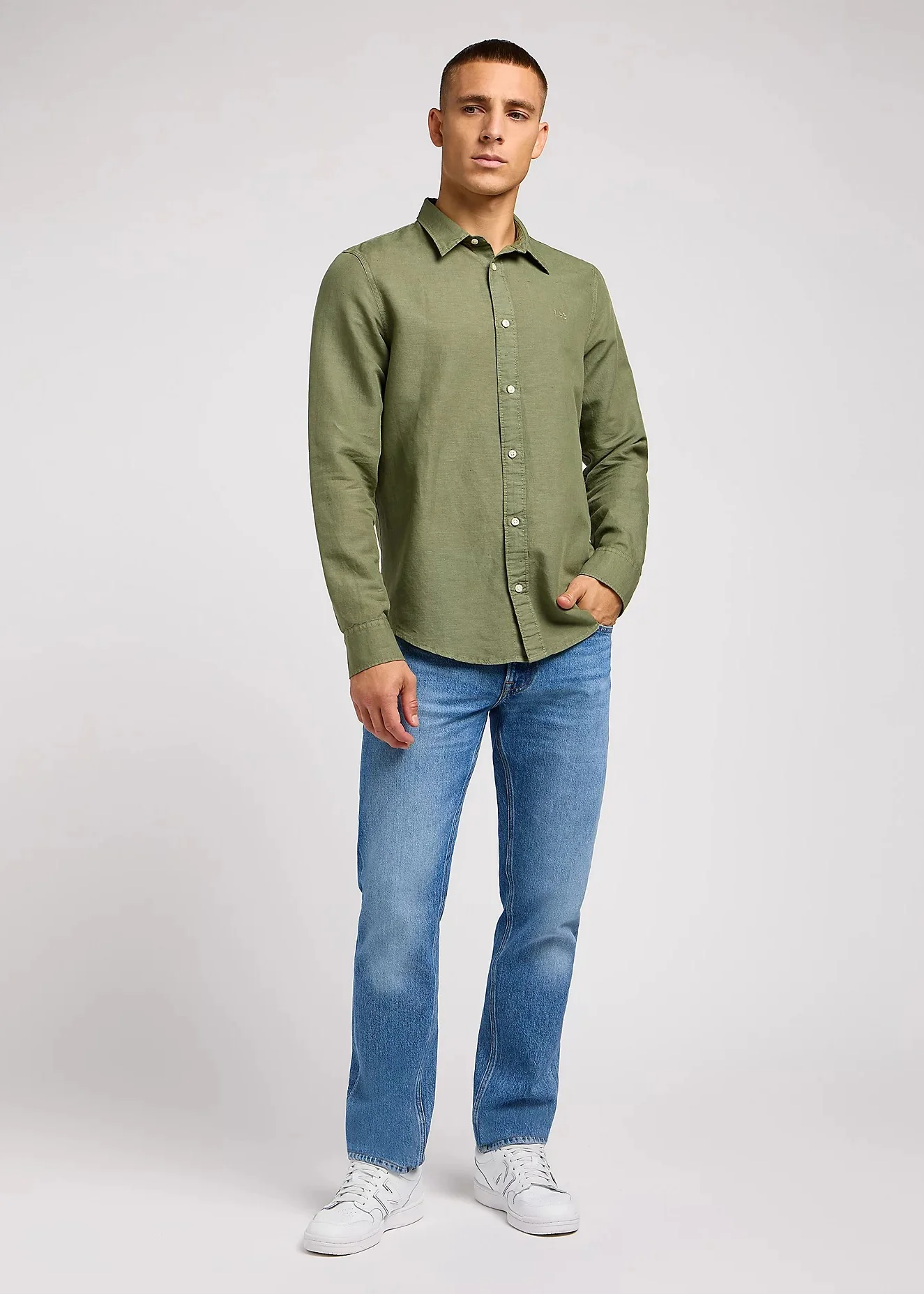 Lee Jeans con zip da Uomo Daren blu - Image 3