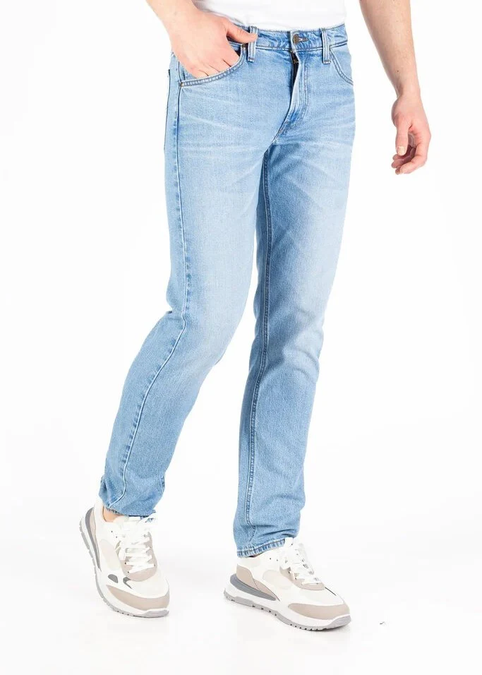 Lee Jeans da Uomo gamba dritta Daren Blu chiaro - Image 5