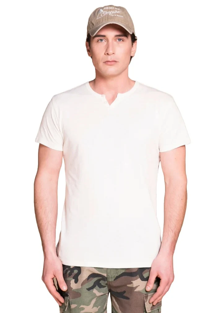 Impure T-Shirt da uomo manica corta Lester bianca