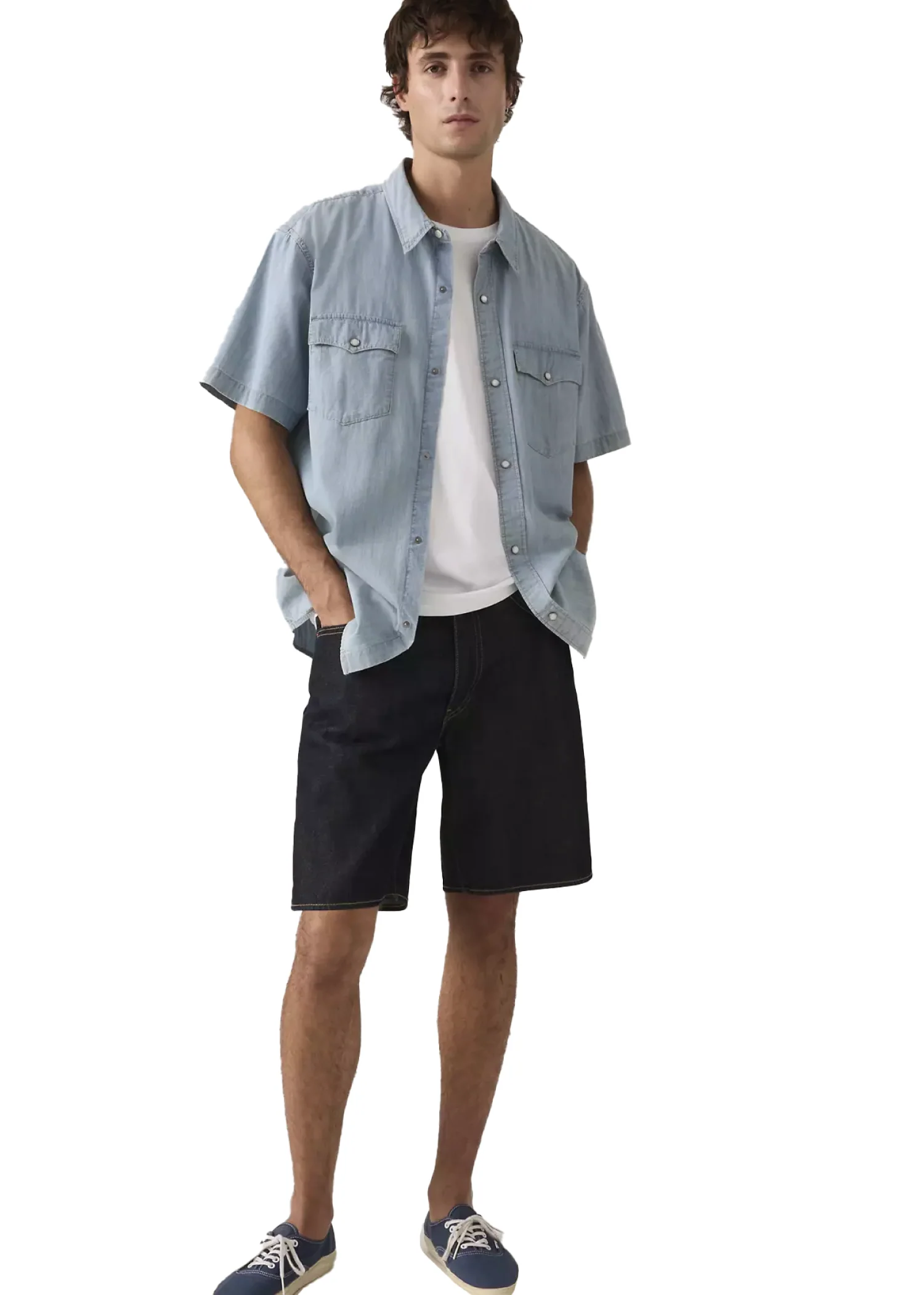 Levi's Pantaloncino in jeans da uomo 468 Loose - Image 2