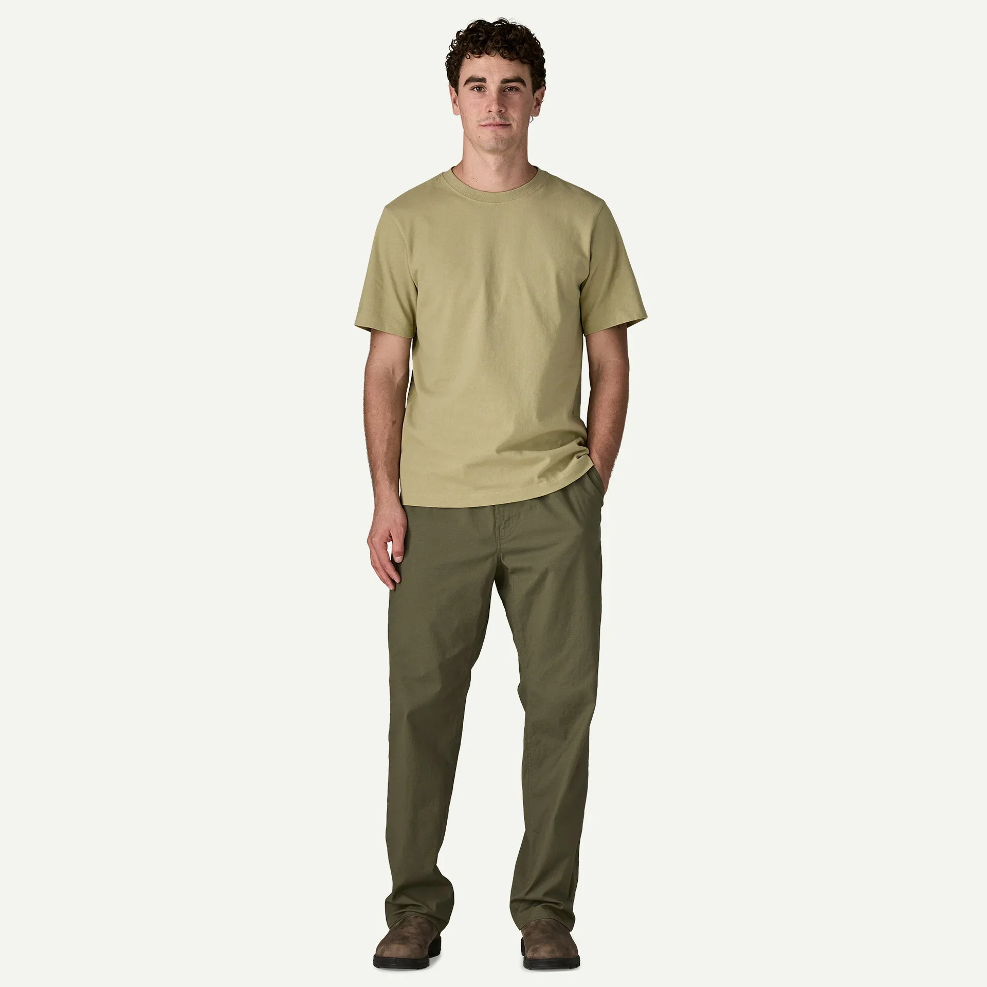 Patagonia Pantalone da uomo Lightweight All-Wear Gi verde - Image 3