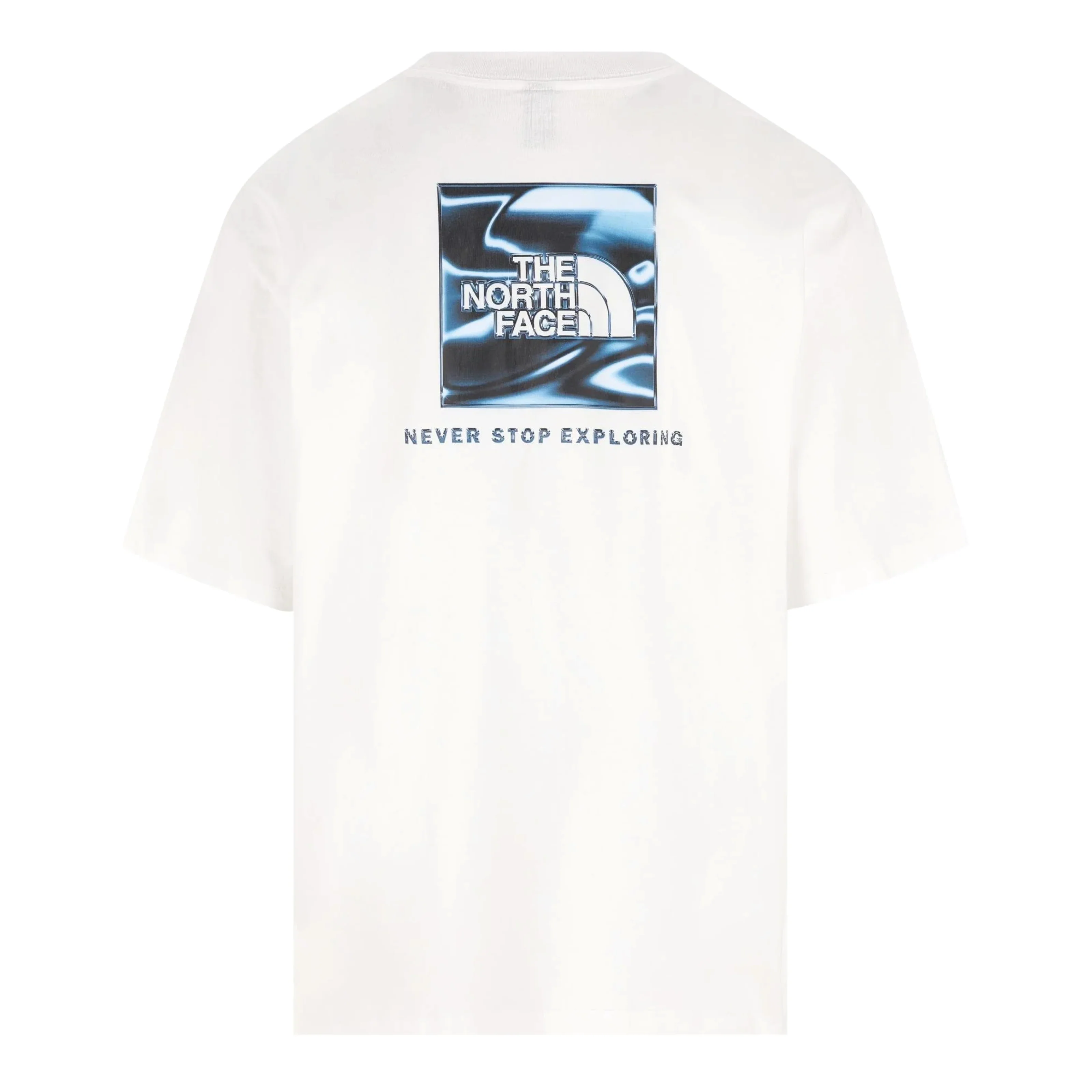The North Face T-Shirt da uomo manica corta Liquid Box bianca - Image 2