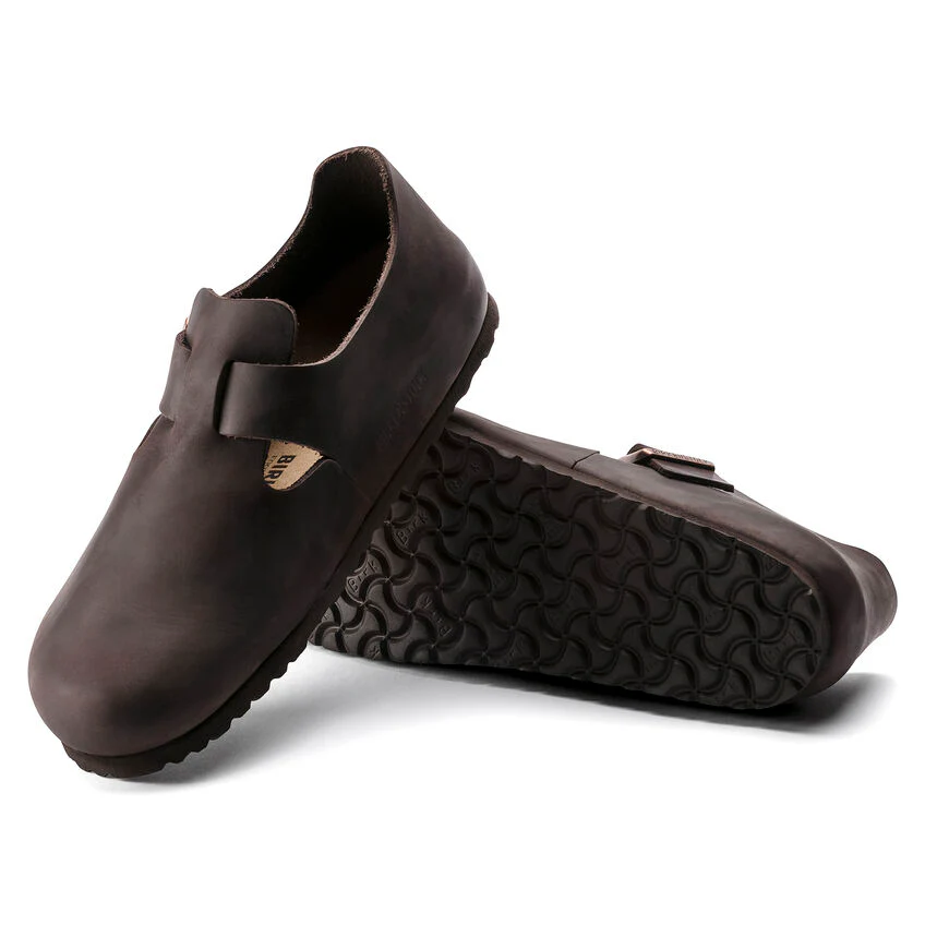 Birkenstock Scarpa unisex in pelle oliata London marrone - Image 4