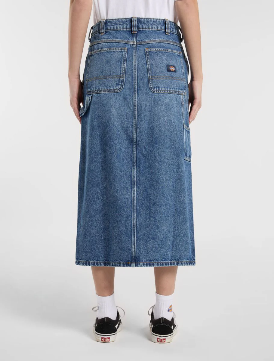 Dickies Gonna lunga in jeans Carpenter - Image 3