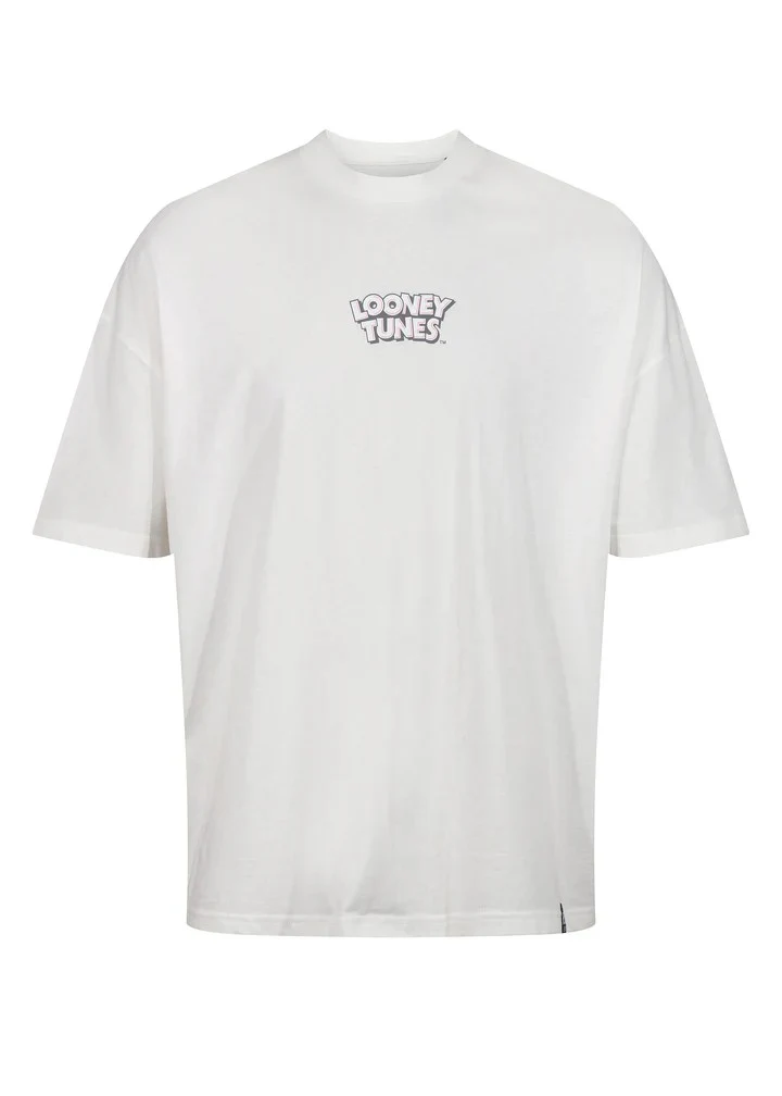 ReCovered T-Shirt da uomo manica corta Oversize Looney Tunes