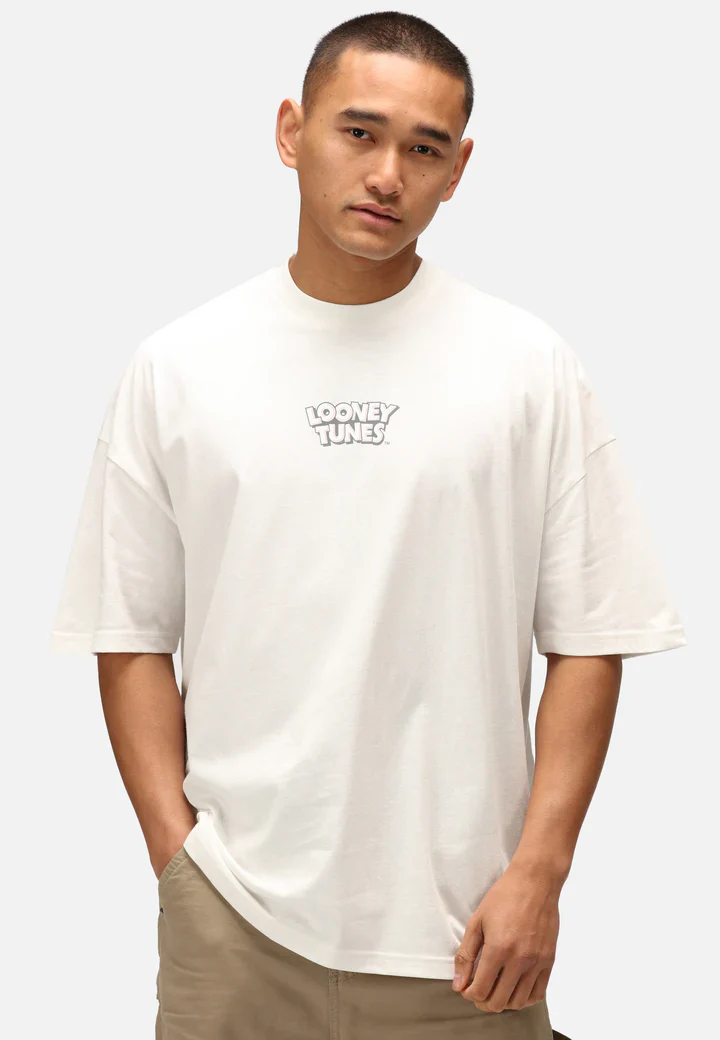 ReCovered T-Shirt da uomo manica corta Oversize Looney Tunes - Image 3