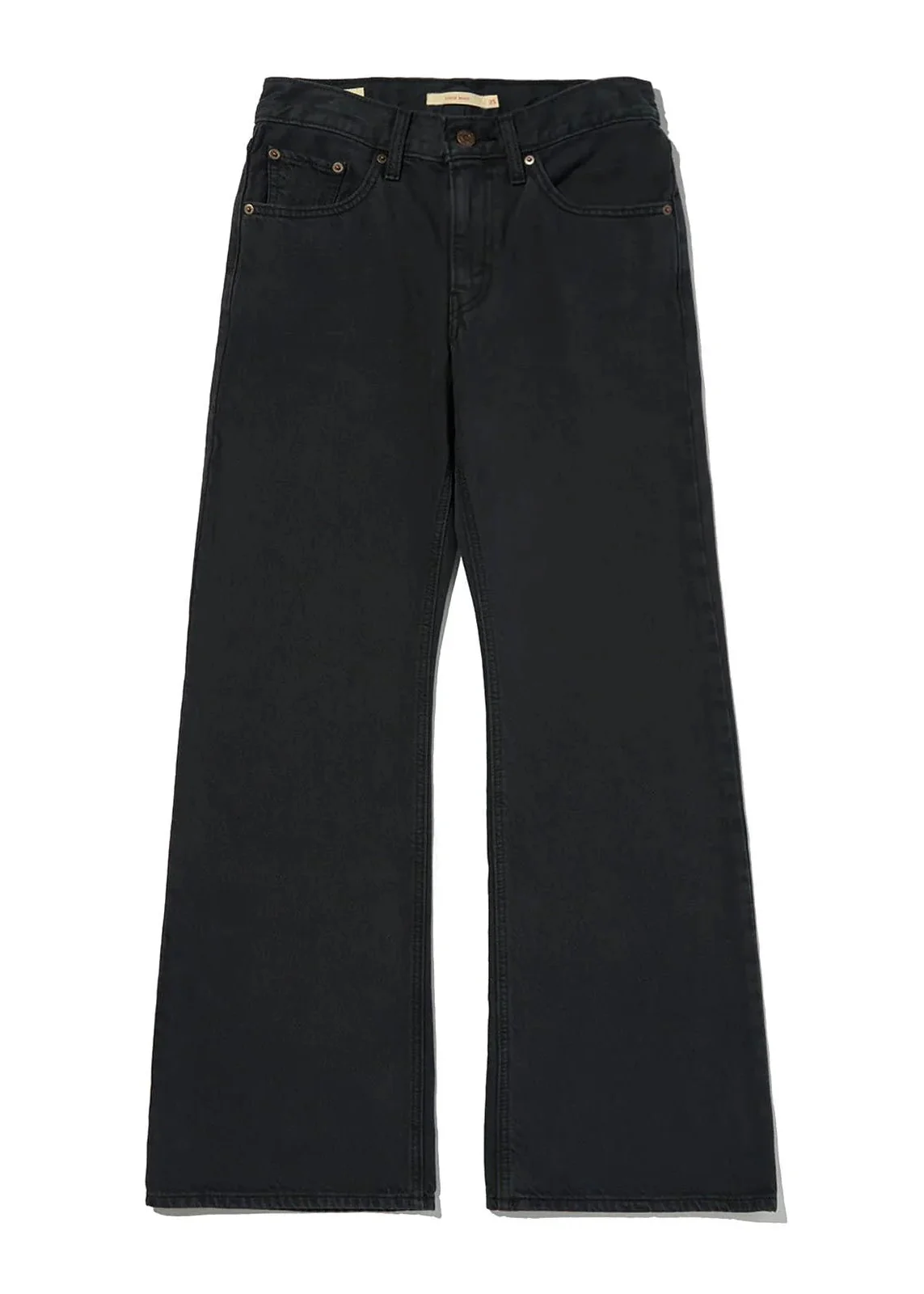 Jeans largo da donna Loose Boot nero
