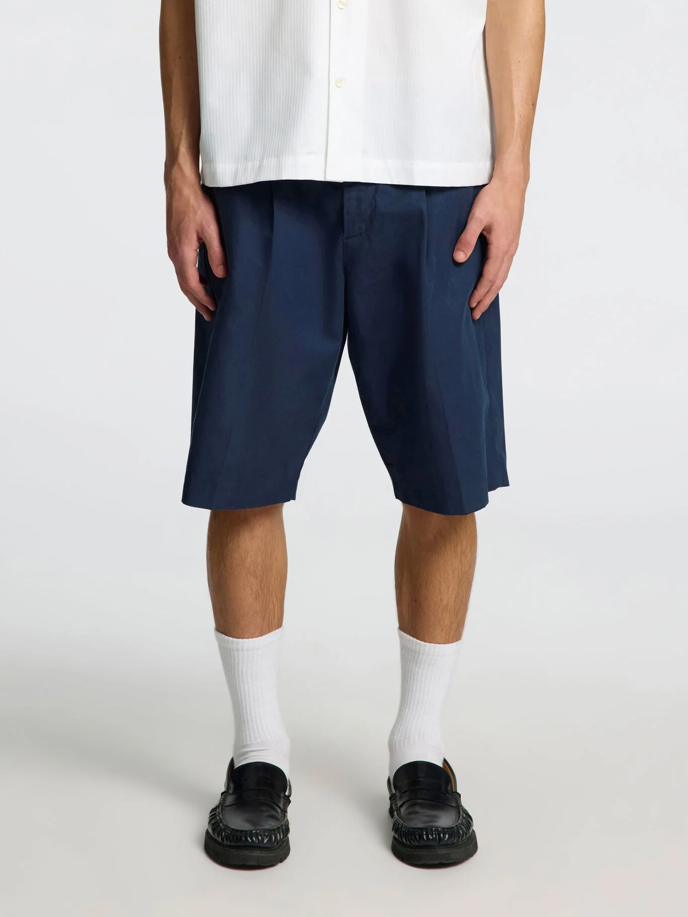 Selected Pantaloncino da uomo Loose Declan blu - Image 3
