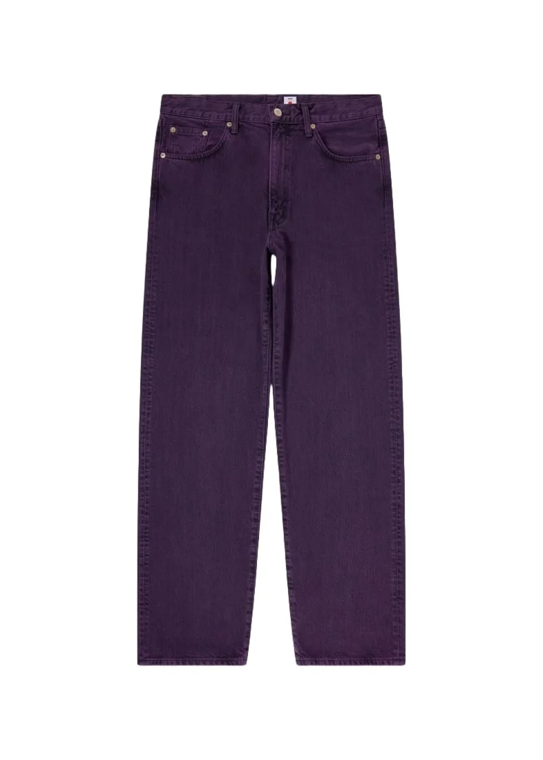 Edwin Jeans largo da uomo 'Made in Japan'  Loose viola lavato