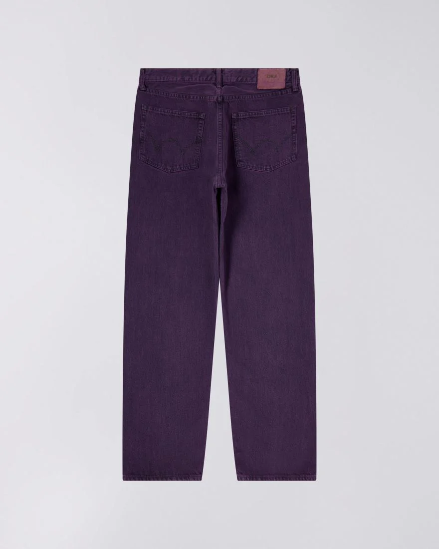 Edwin Jeans largo da uomo 'Made in Japan'  Loose viola lavato - Image 3