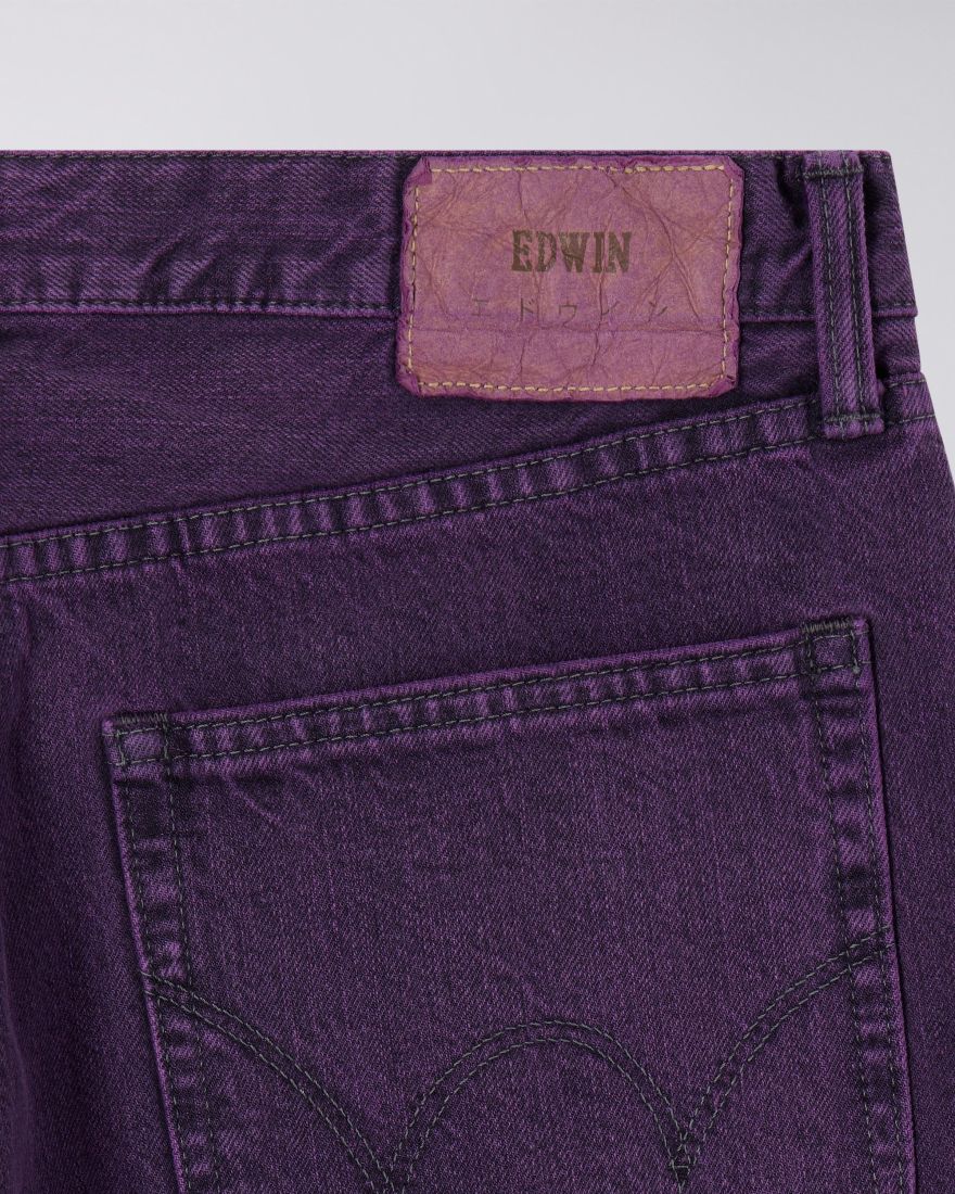 Edwin Jeans largo da uomo 'Made in Japan'  Loose viola lavato - Image 5