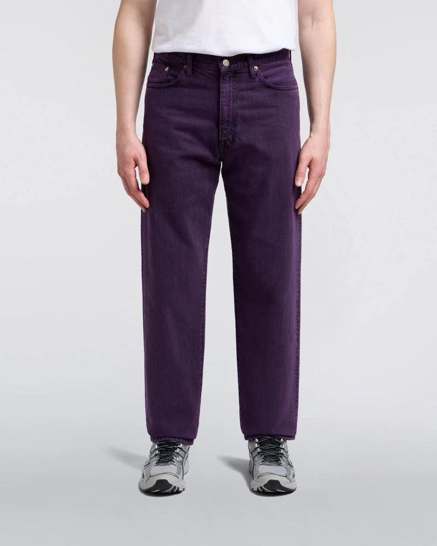 Edwin Jeans largo da uomo 'Made in Japan'  Loose viola lavato - Image 6