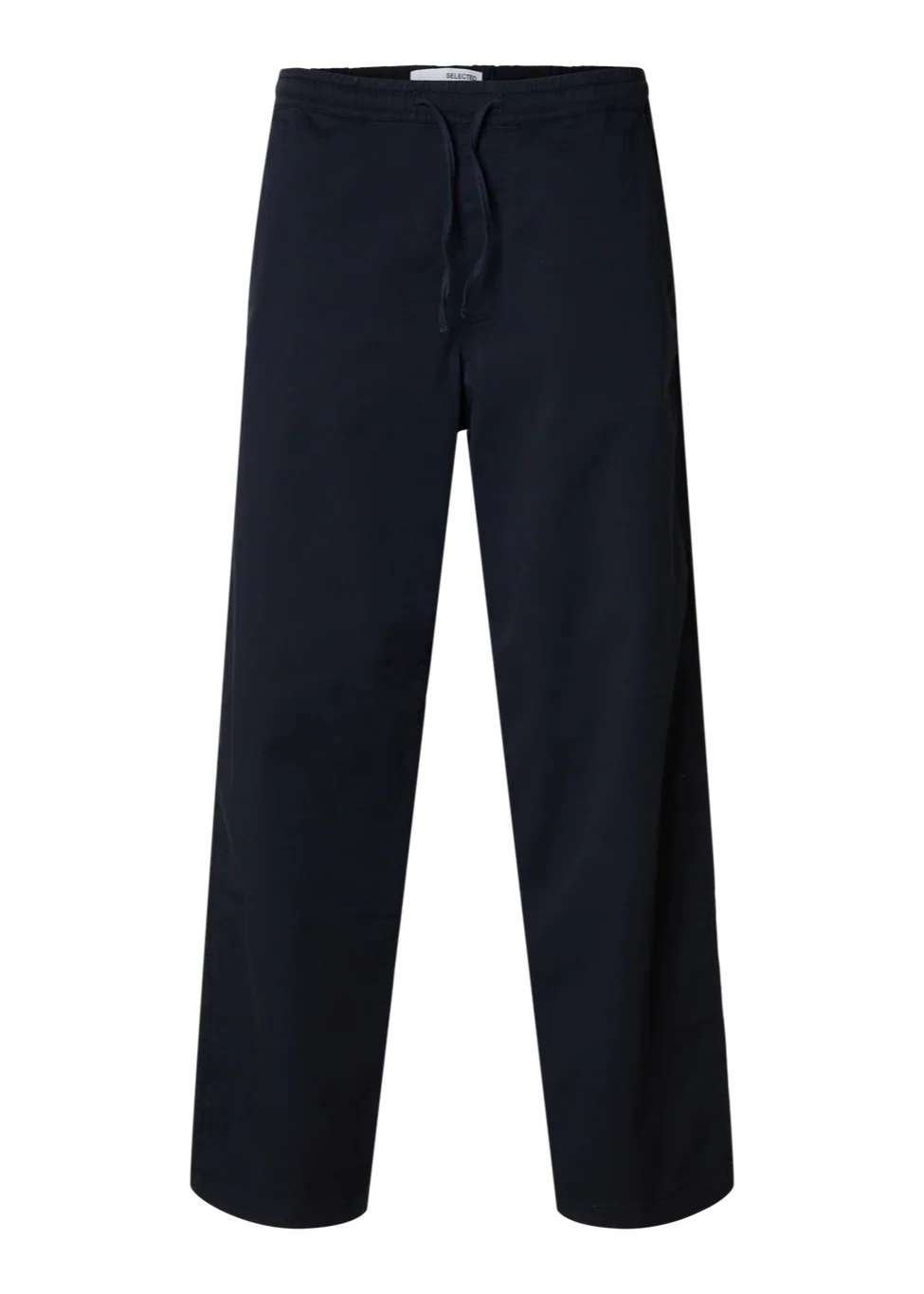 Selected Pantalone con laccio da uomo Loose Lyle nero