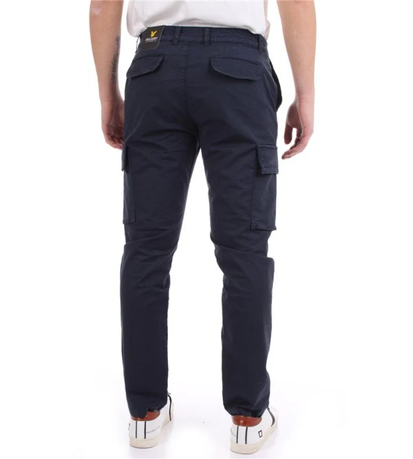 Lyle & Scott Pantalone con tasconi da uomo Cargo blu - Image 3