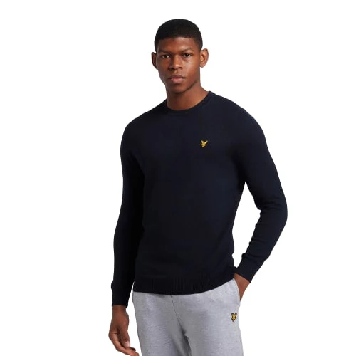 LYLE & SCOTT COTTON MERINO MAGLIA DA UOMO GIROCOLLO KN400VC - Image 4