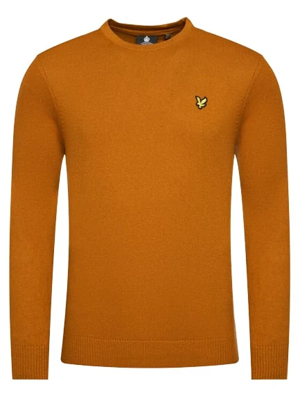 LYLE & SCOTT COTTON MERINO MAGLIA DA UOMO GIROCOLLO KN400VC - Image 9