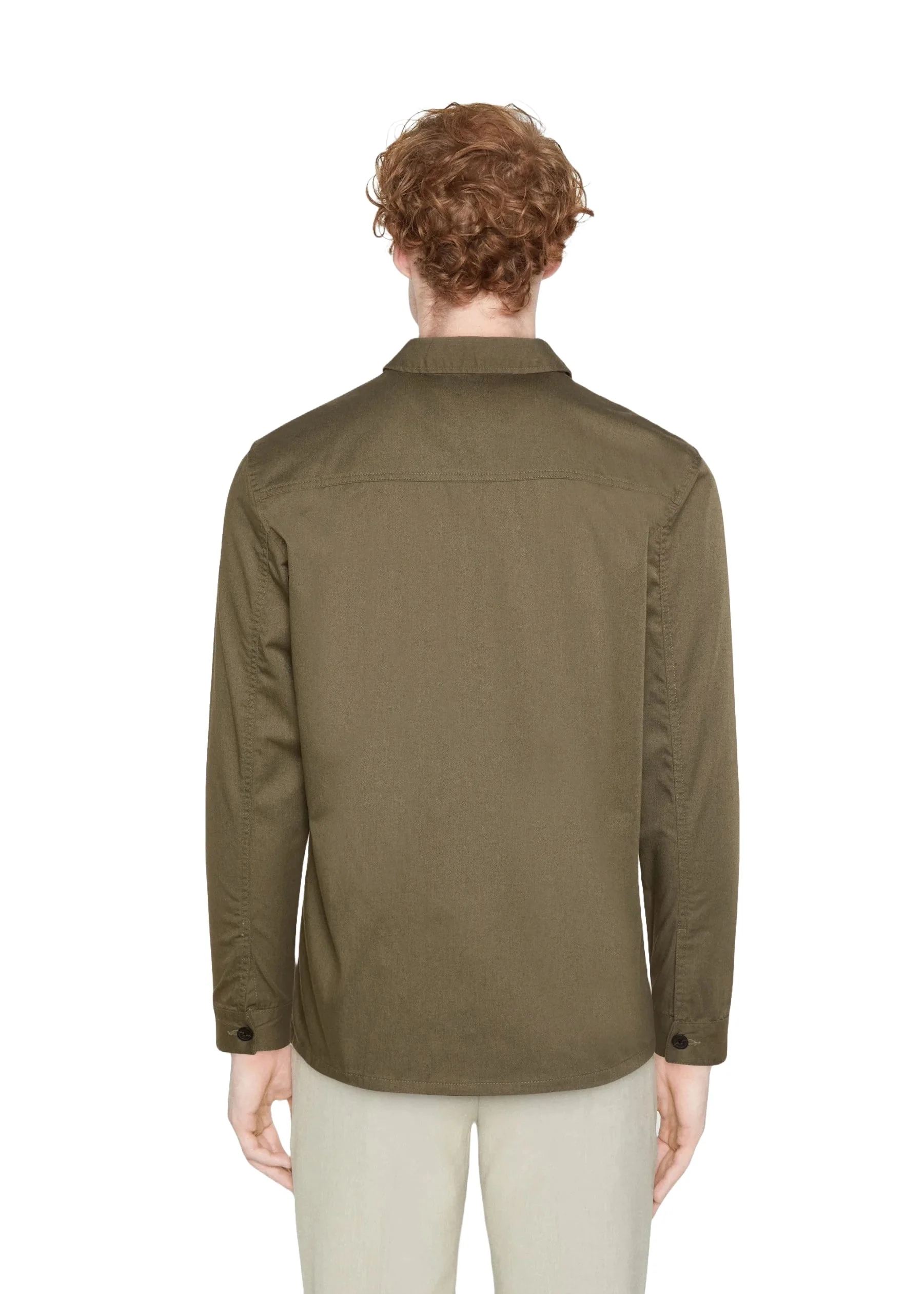 Lyle & Scott Camicia Uomo manica lunga Pocketed Verde - Image 2