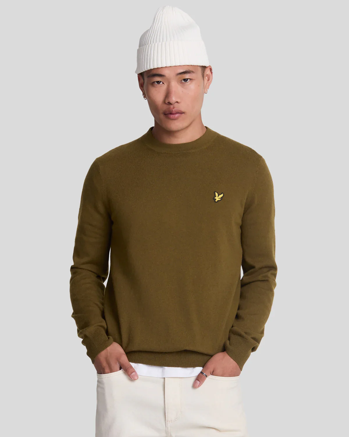 Lyle & Scott Maglia da uomo Jumper Verde - Image 2
