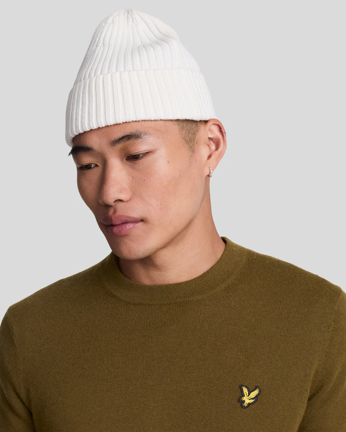 Lyle & Scott Maglia da uomo Jumper Verde - Image 3