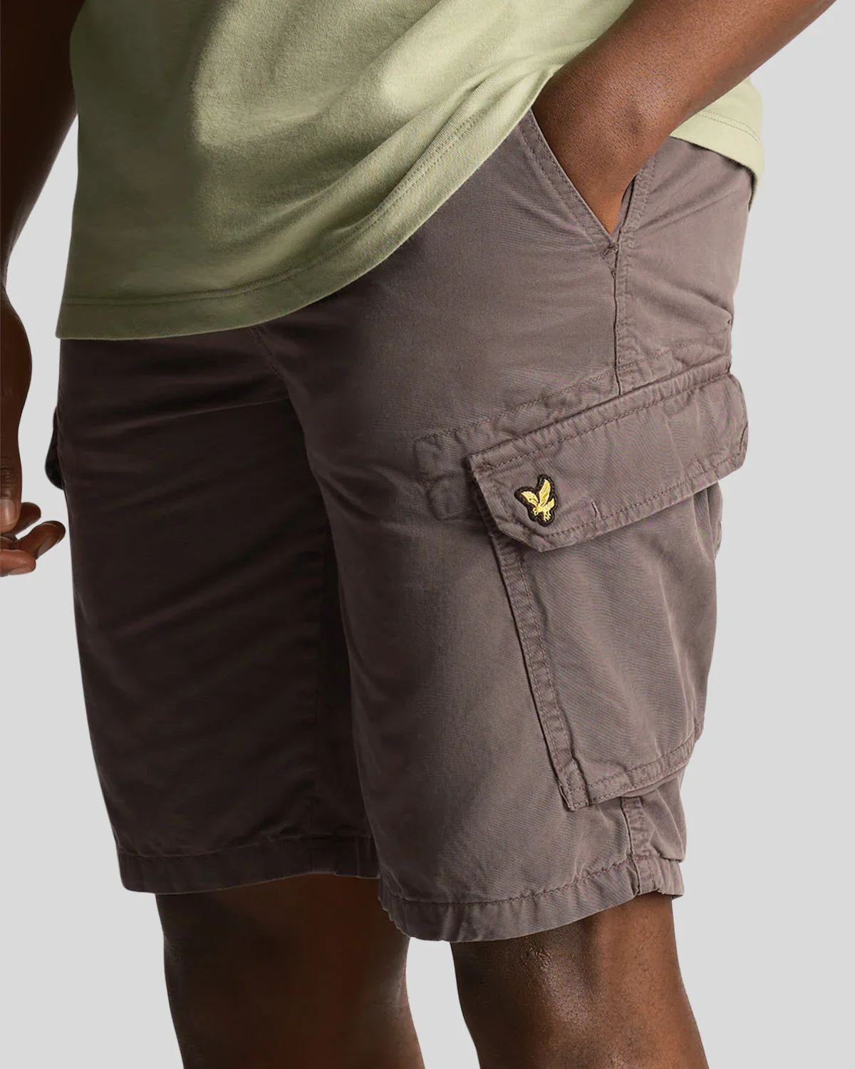 Lyle & Scott Pantaloncino Con Tasconi Uomo Wembley Grigio - Image 2