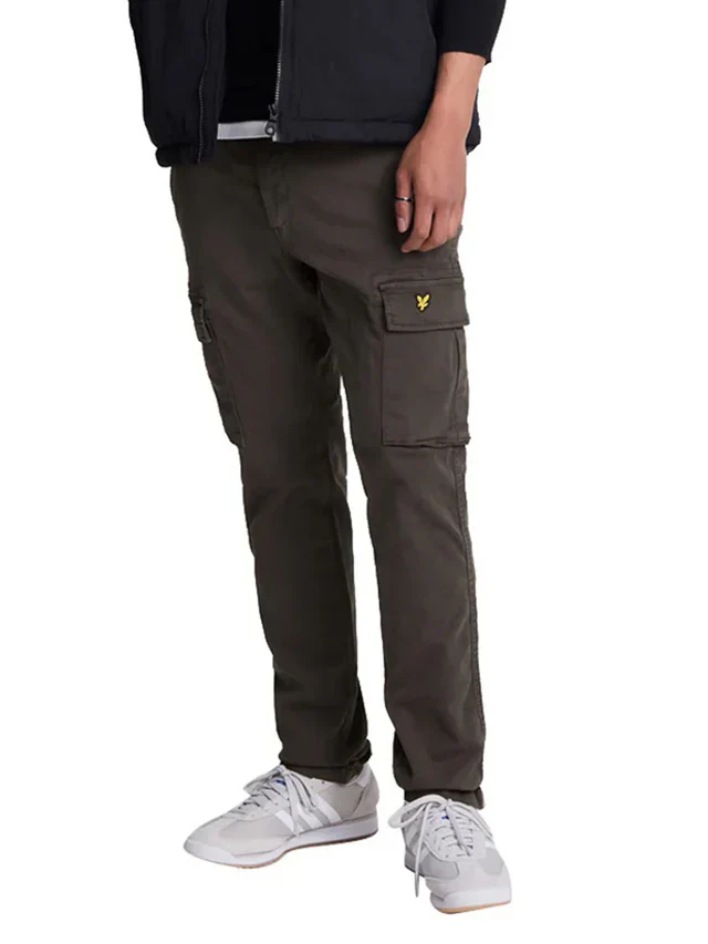 Lyle & Scott Pantalone Con tasconi uomo Cargo Verde - Image 4