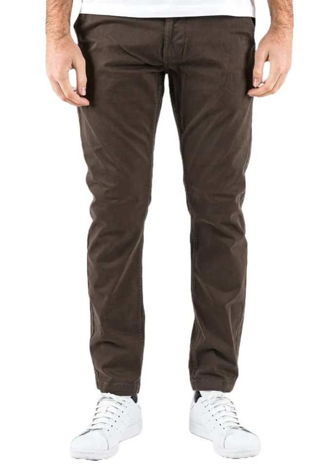 Lyle & Scott Pantalone da uomo Chinos Marrone