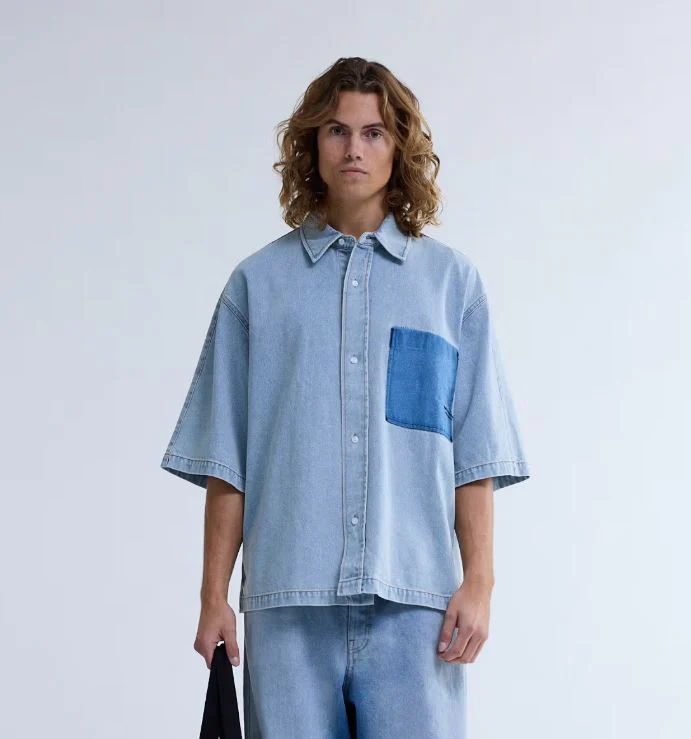 New Amsterdam Camicia da uomo manica corta Lyocell - Image 3