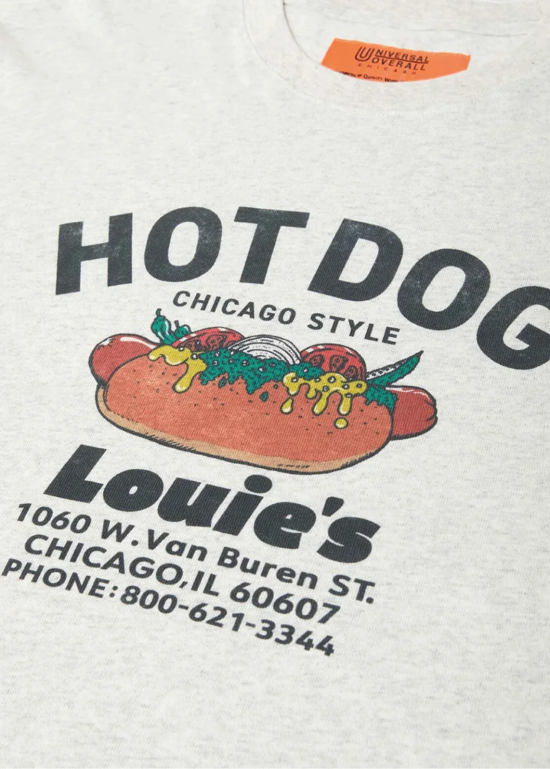 Universal Overall T-Shirt da uomo manica corta Hot Dog - Image 4