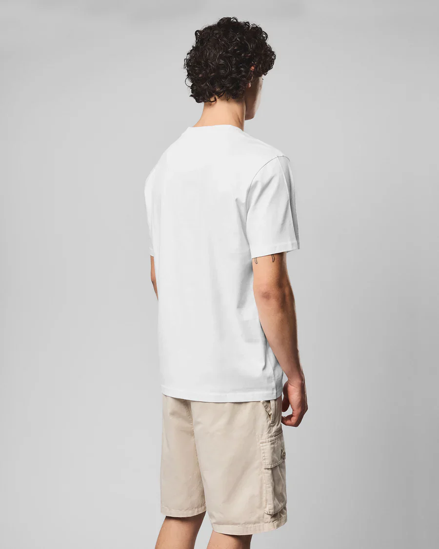 Weekend Offender T-Shirt da uomo manica corta Italia bianca - Image 4