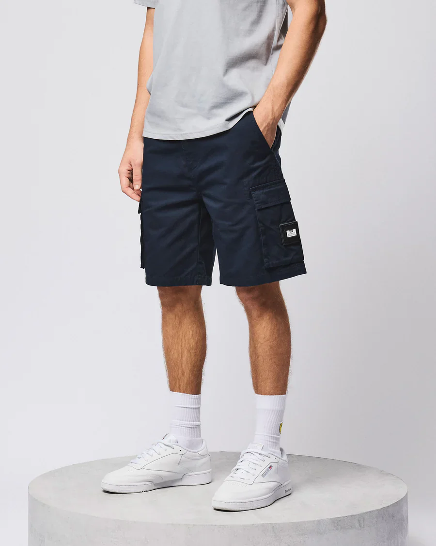 Weekend Offender Pantaloncino con tasconi da uomo Mascia Cargo blu - Image 3
