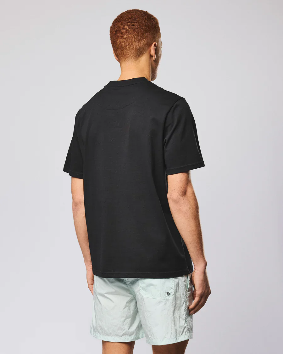 Weekend Offender T-Shirt da uomo manica corta Millergrove nera - Image 3