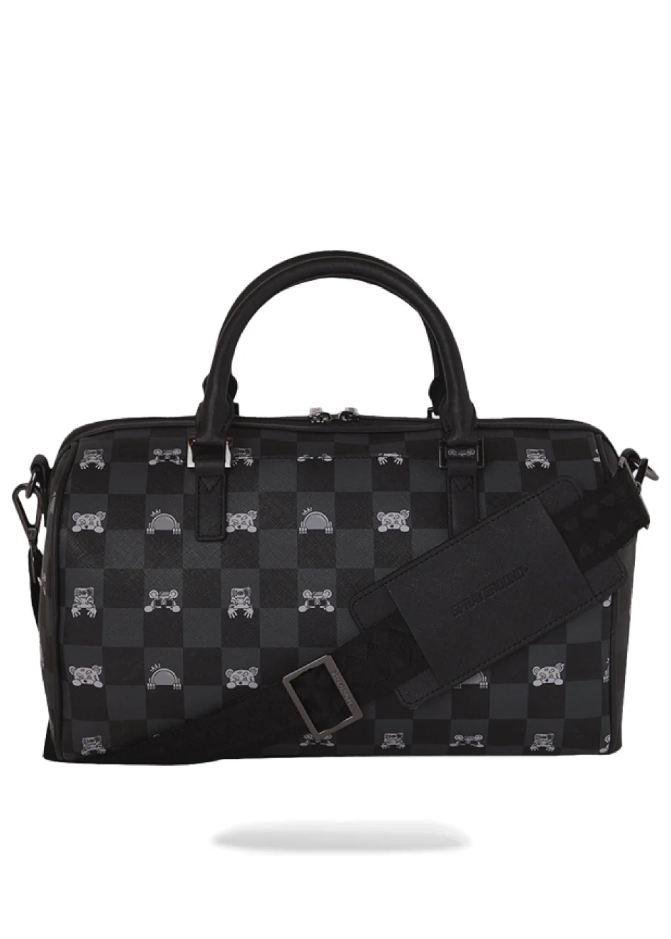 Sprayground Borsa da viaggio unisex Mini Duffle nera - Image 4