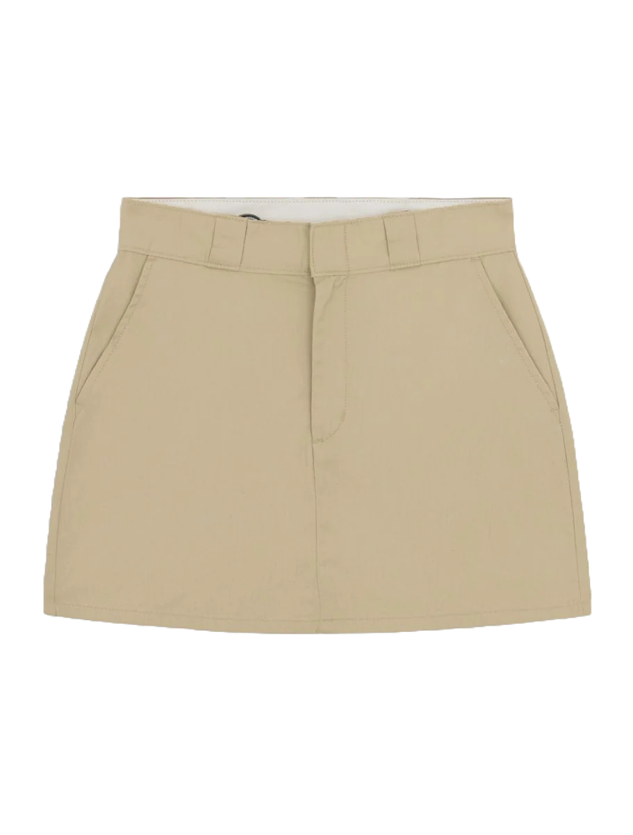 Dickies Minigonna in cotone Work beige
