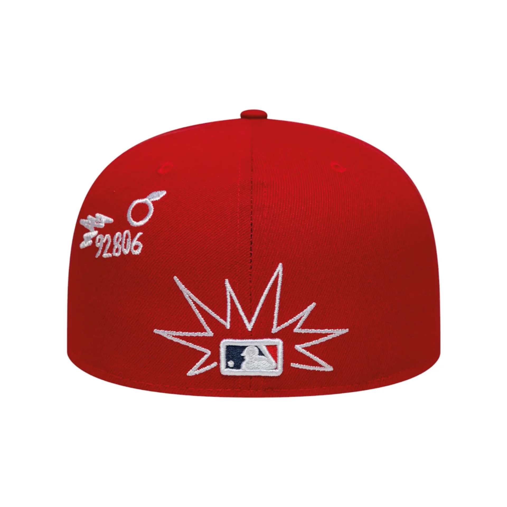 New Era Cappello unisex Mlb Scribble 59Fifty rosso - Image 2