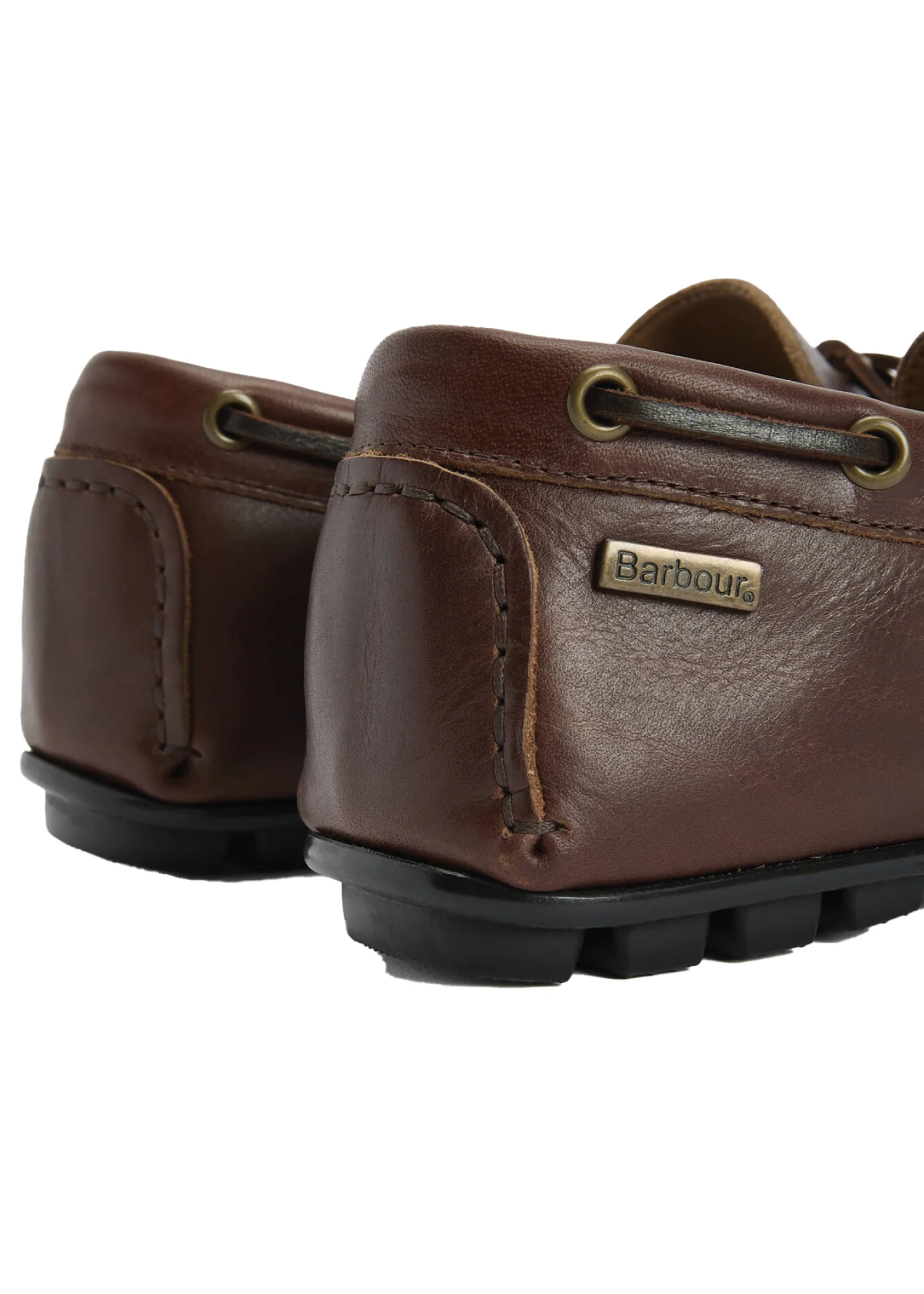 Barbour Mocassini in pelle da uomo Driver Courage marrone - Image 3