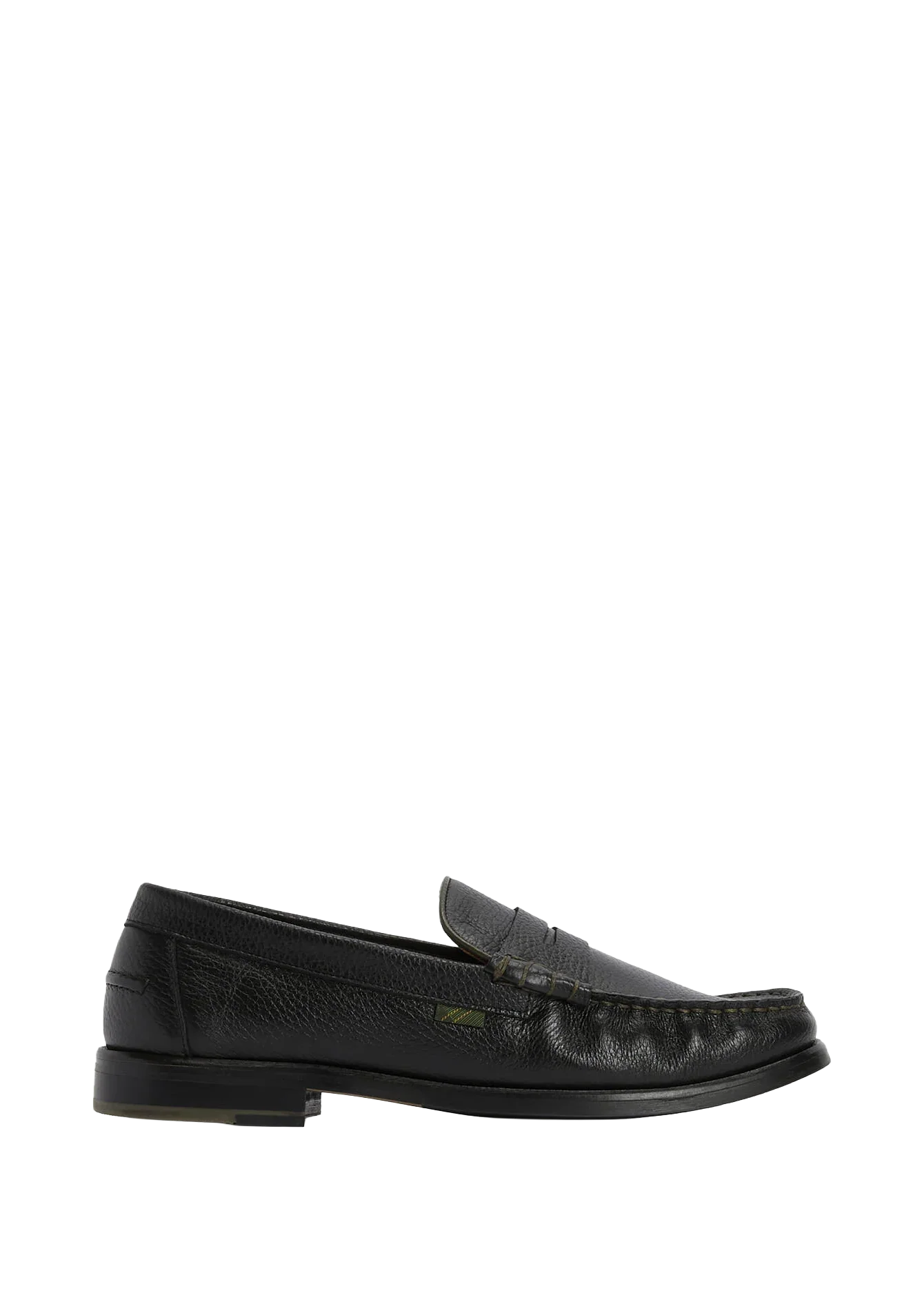 Barbour Mocassino in pelle da uomo Linford nero