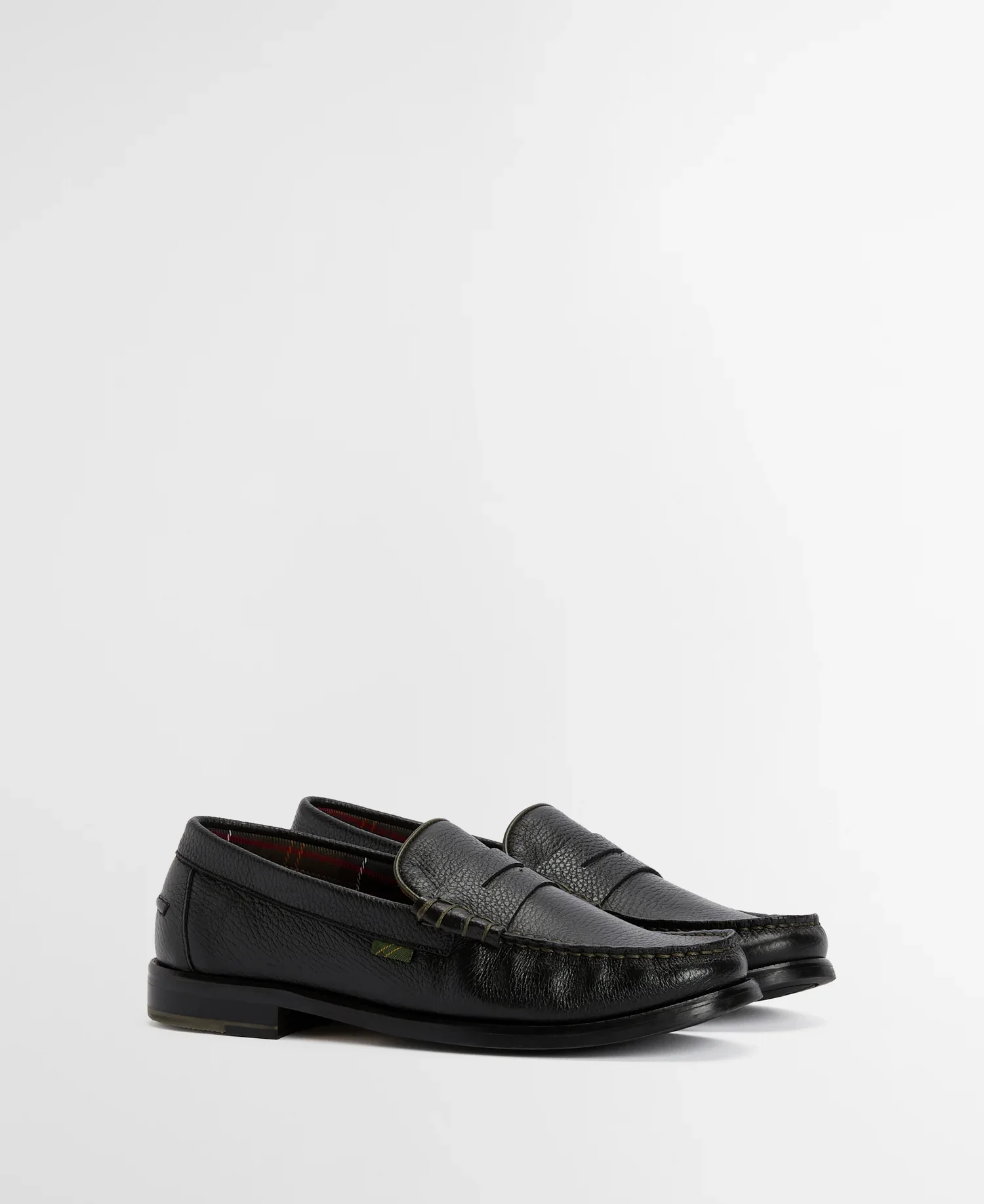 Barbour Mocassino in pelle da uomo Linford nero - Image 4