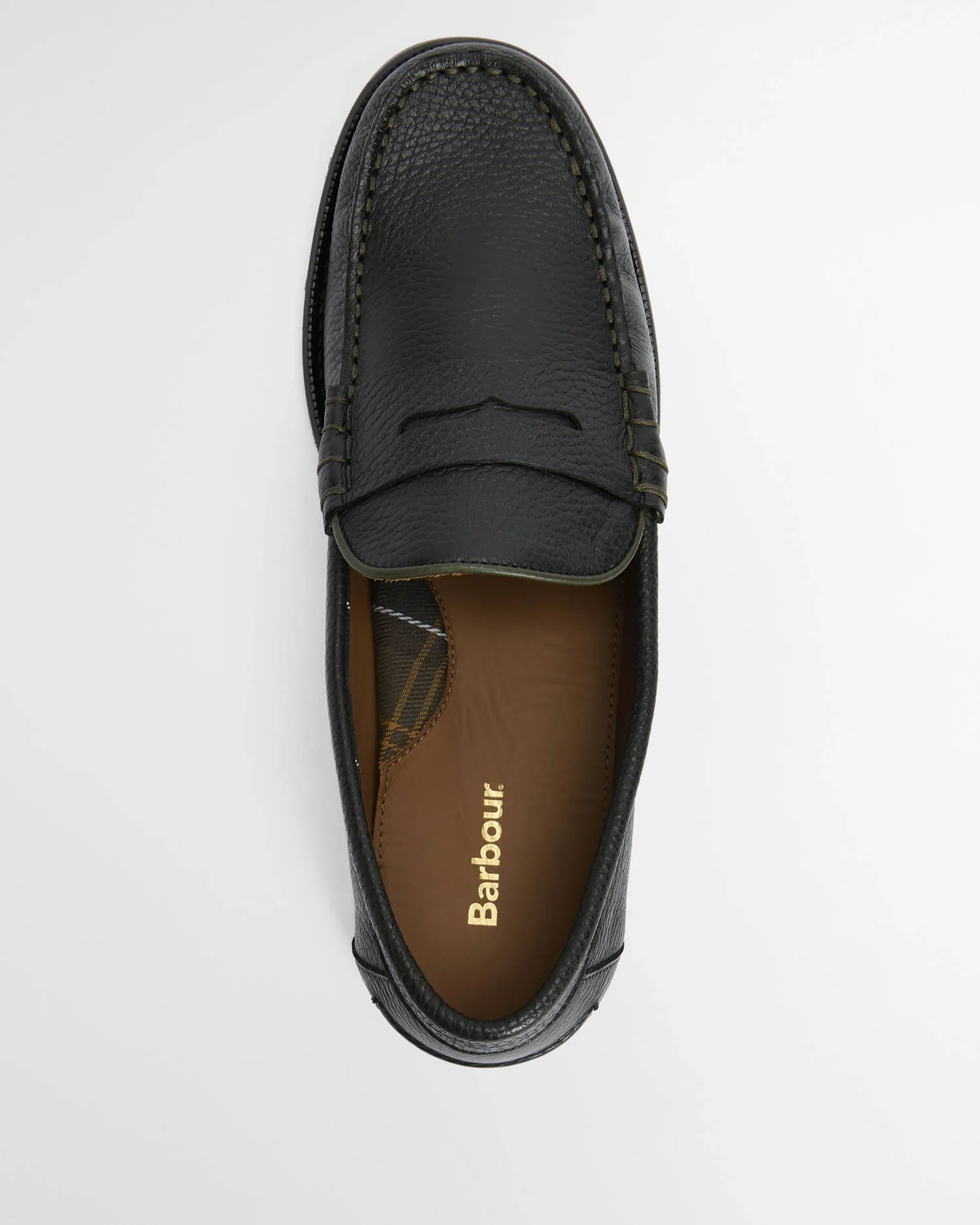 Barbour Mocassino in pelle da uomo Linford nero - Image 6