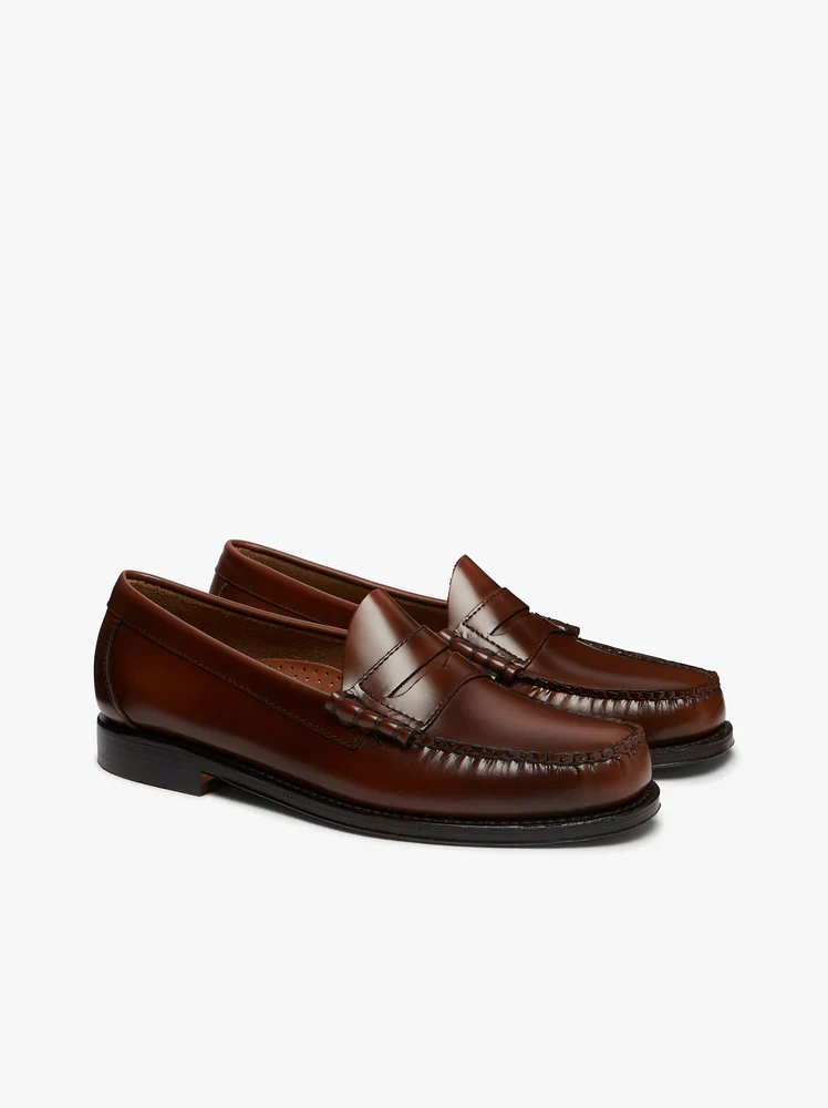 G.H. Bass Mocassini da uomo in pelle Weejuns Larson marrone - Image 3