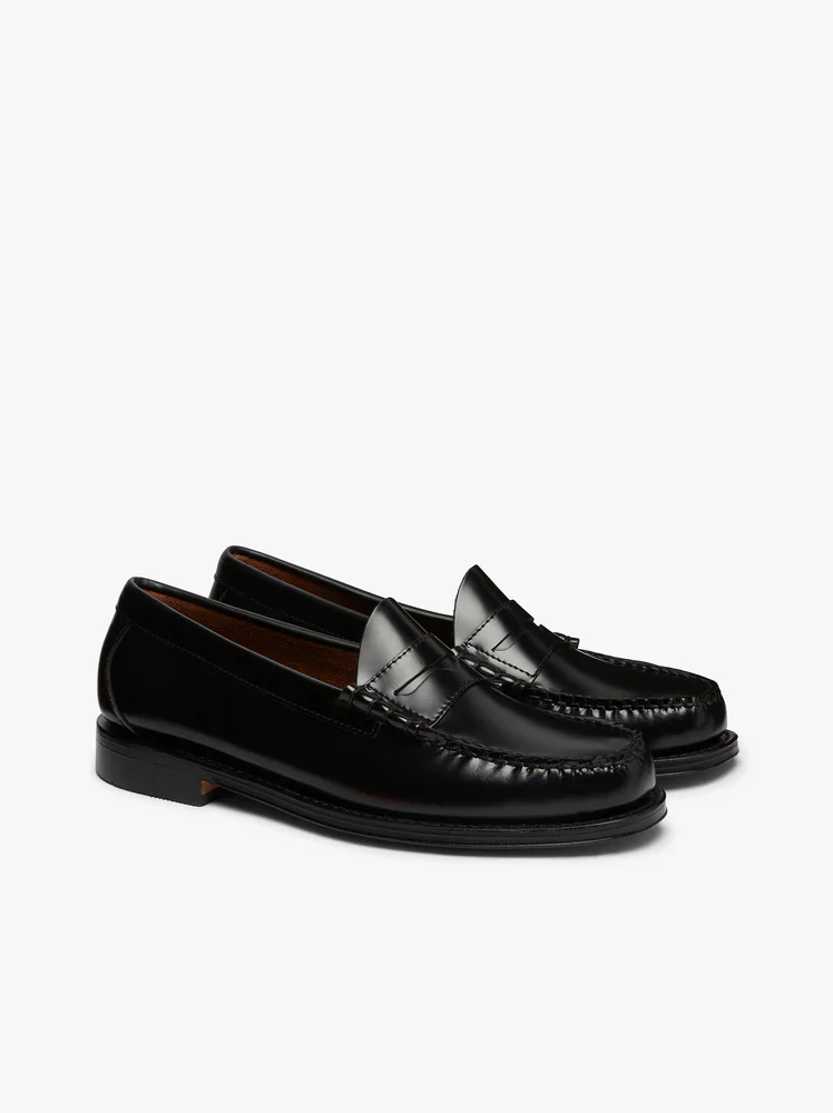 G.H Bass Mocassini da uomo in pelle Weejuns Larson nera - Image 3