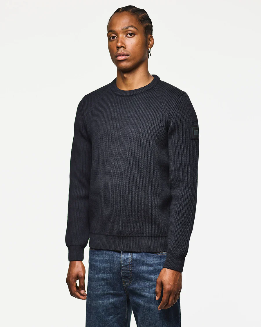 Weekend Offender Maglia da uomo girocollo Morello blu - Image 2