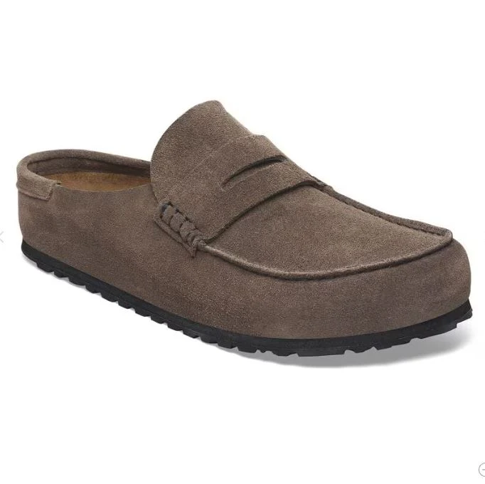 Birkenstock Mocassino in pelle scamosciata Naples Wrapped (Calzata Stretta)