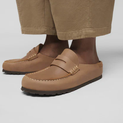 Birkenstock Scarpa in pelle oliata Naples Wrapped cognac - Image 2