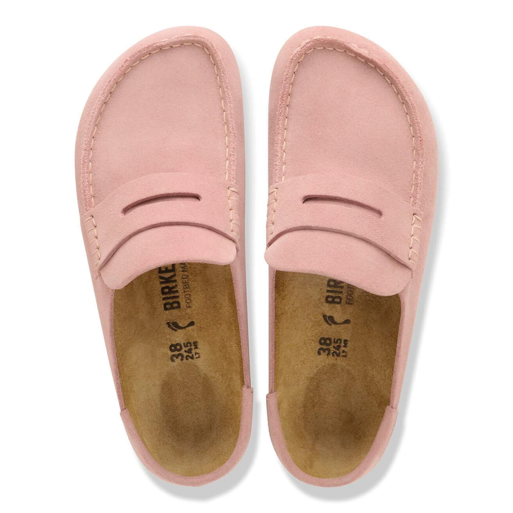 Birkenstock Mocassino da donna in pelle scamosciata Naples Wrapped - Image 4