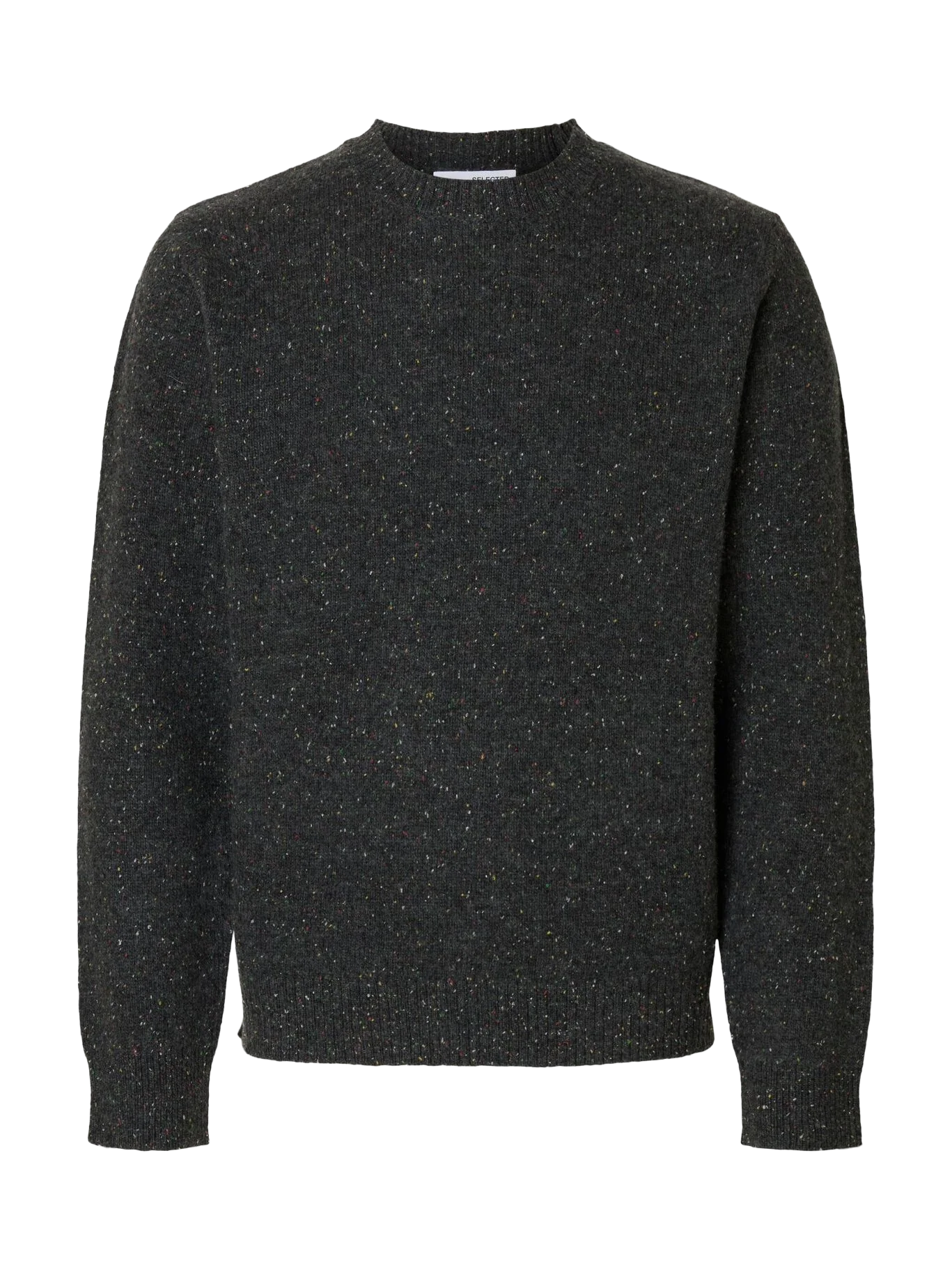 Selected Maglia da uomo girocollo in misto lana Neil