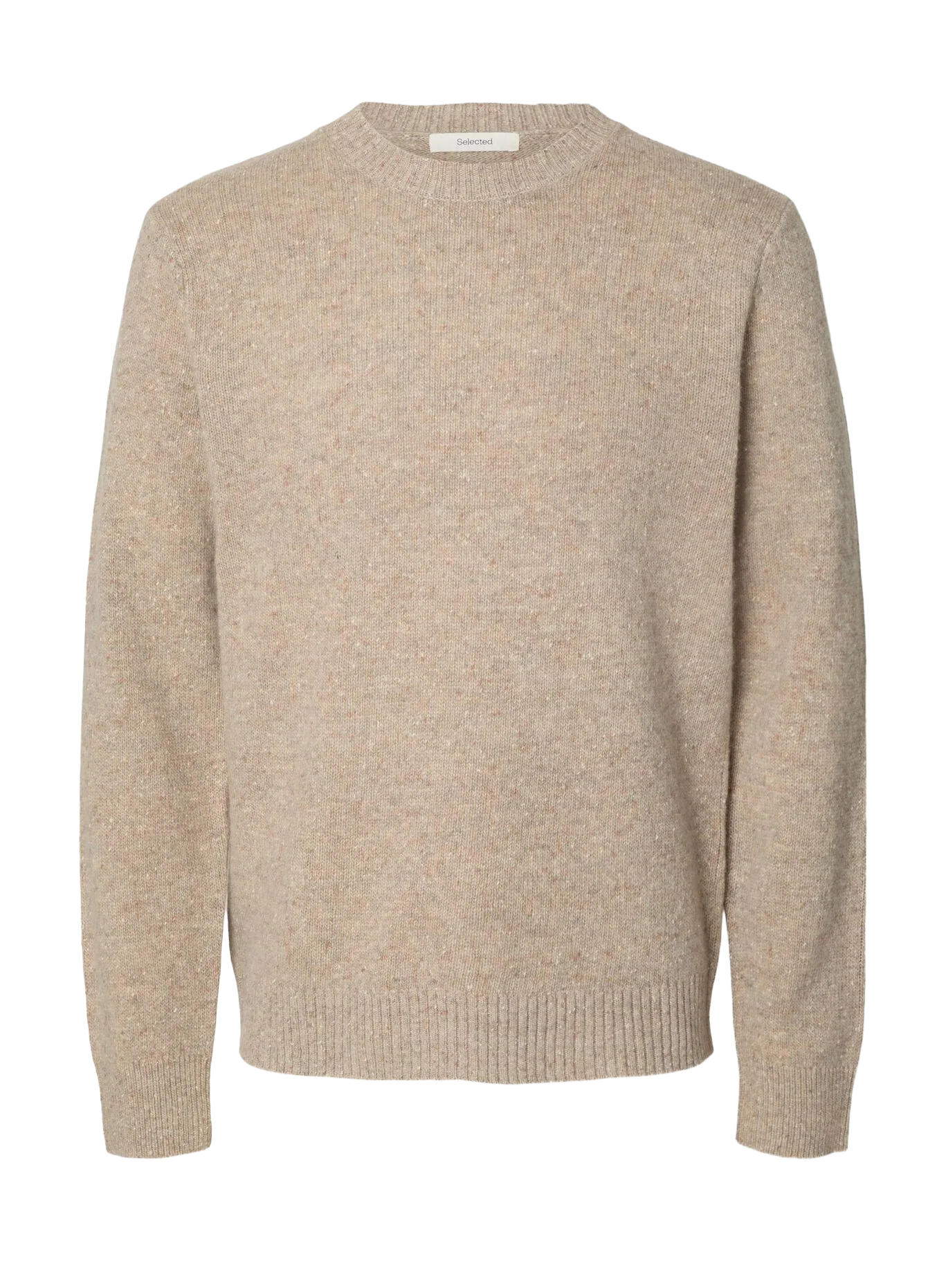 Selected Maglia da uomo girocollo in misto lana Neil