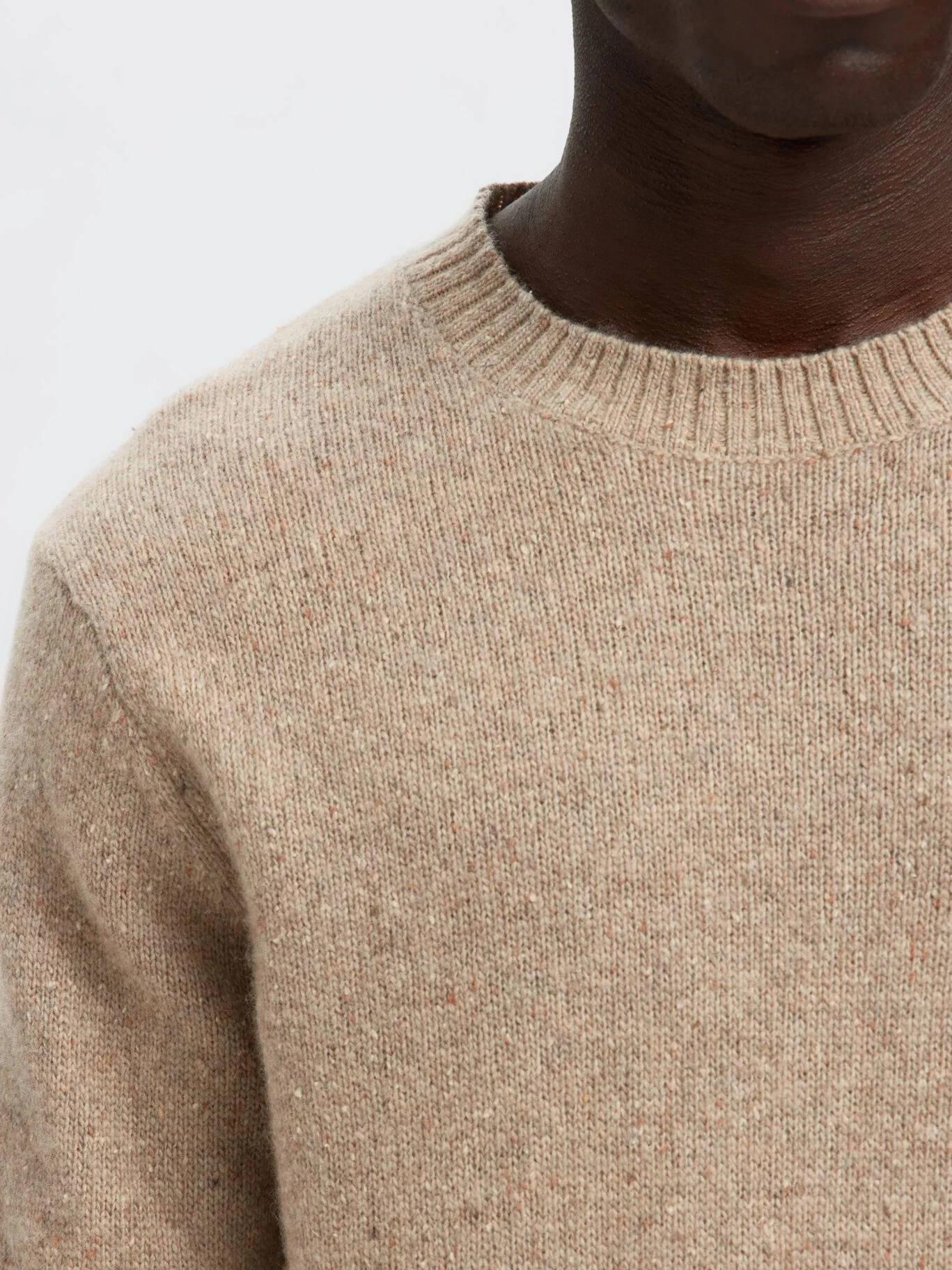 Selected Maglia da uomo girocollo in misto lana Neil - Image 2